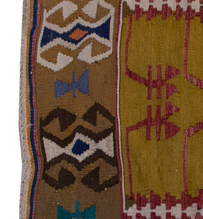 Vintage Kilim Rug,Konya Kilim 3" x 5'2" feet 91 x 158 cm