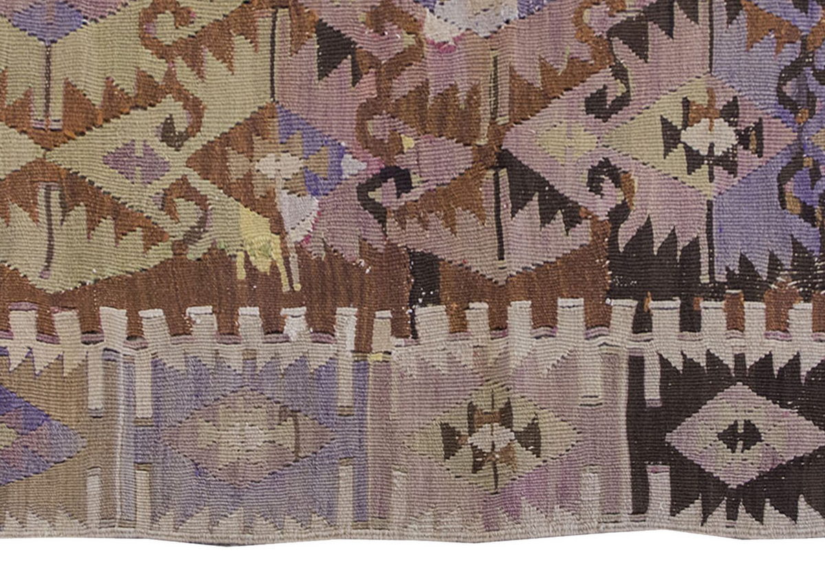 Vintage Kilim Rug,Central Turkey Kilim 3" x 5'2" feet 93 x 157 cm