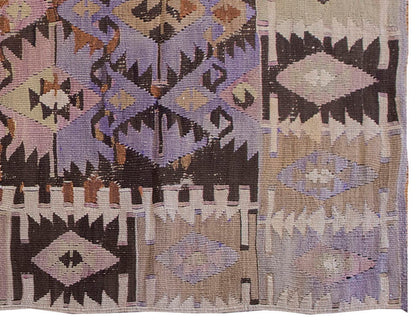 Vintage Kilim Rug,Central Turkey Kilim 3" x 5'2" feet 93 x 157 cm