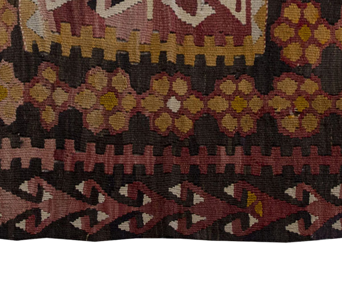Vintage Kilim Rug,Kayseri Kilim 3" x 5'6" feet 90 x 167 cm