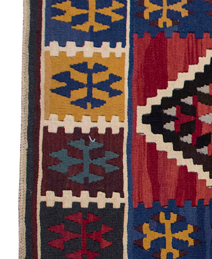 Vintage Kilim Rug,Konya Ereğli Kilim 3" x 6'4" feet 116 x 193 cm