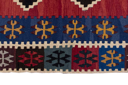 Vintage Kilim Rug,Konya Ereğli Kilim 3" x 6'4" feet 116 x 193 cm