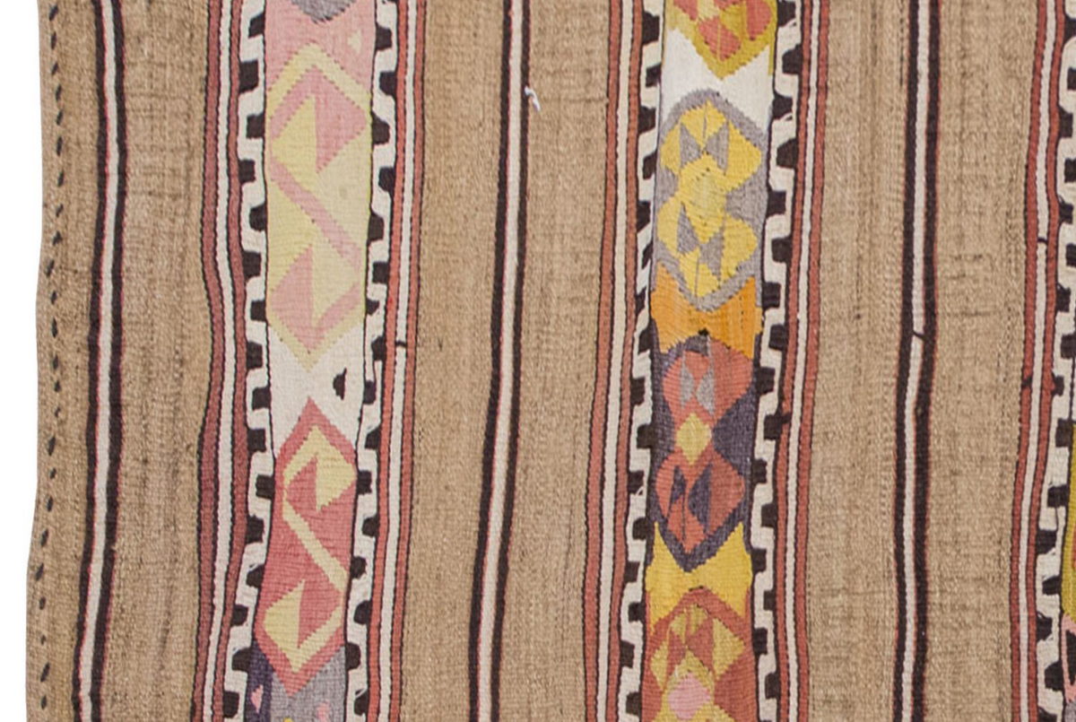 Vintage Kilim Rug,Konya Kilim 3" x 6'4" feet 92 x 192 cm