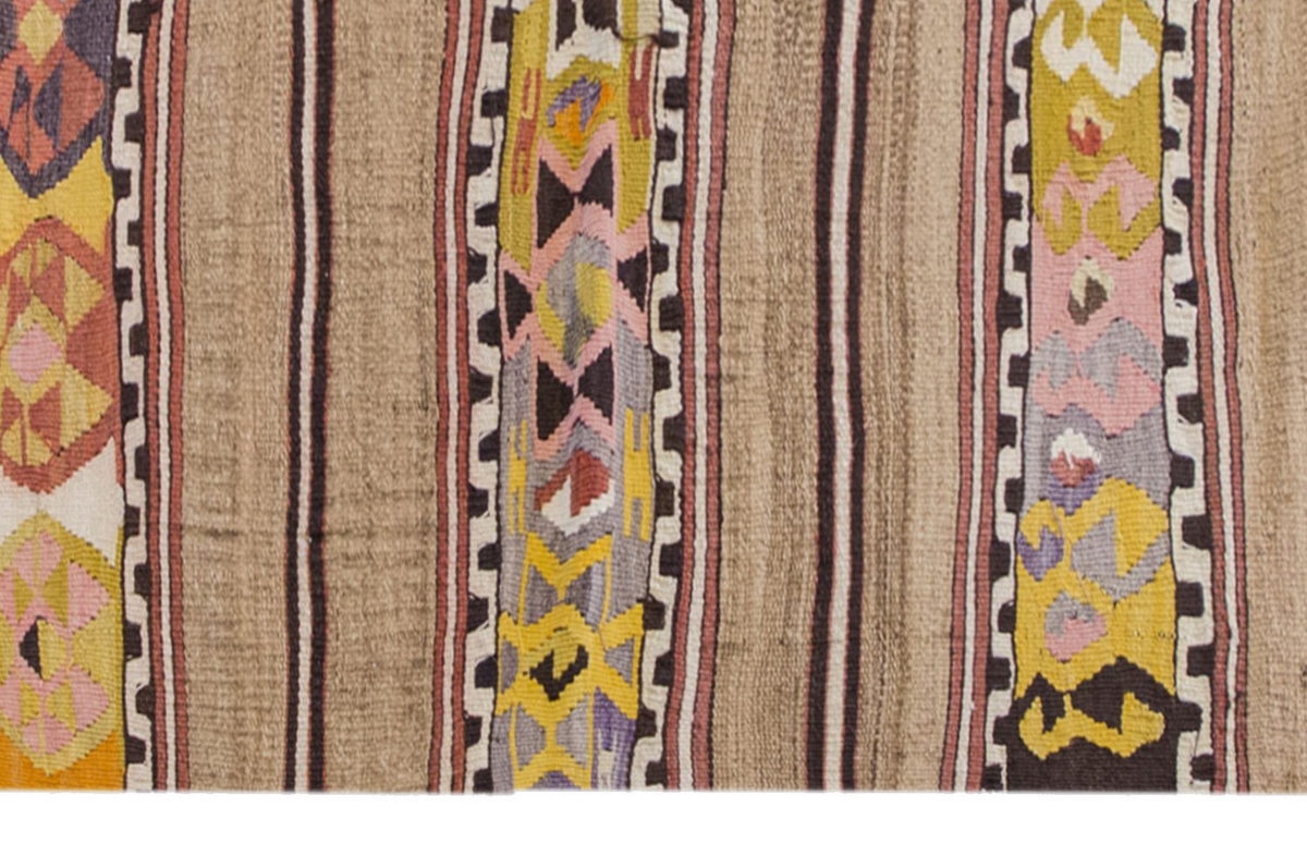 Vintage Kilim Rug,Konya Kilim 3" x 6'4" feet 92 x 192 cm