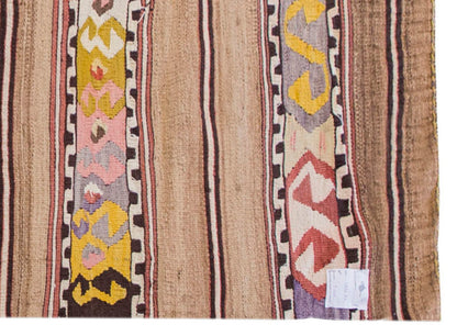 Vintage Kilim Rug,Konya Kilim 3" x 6'4" feet 92 x 192 cm