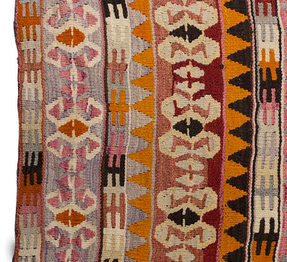 Vintage Kilim Rug,Konya Kilim 3'1" x 3'9" feet 95 x 114 cm