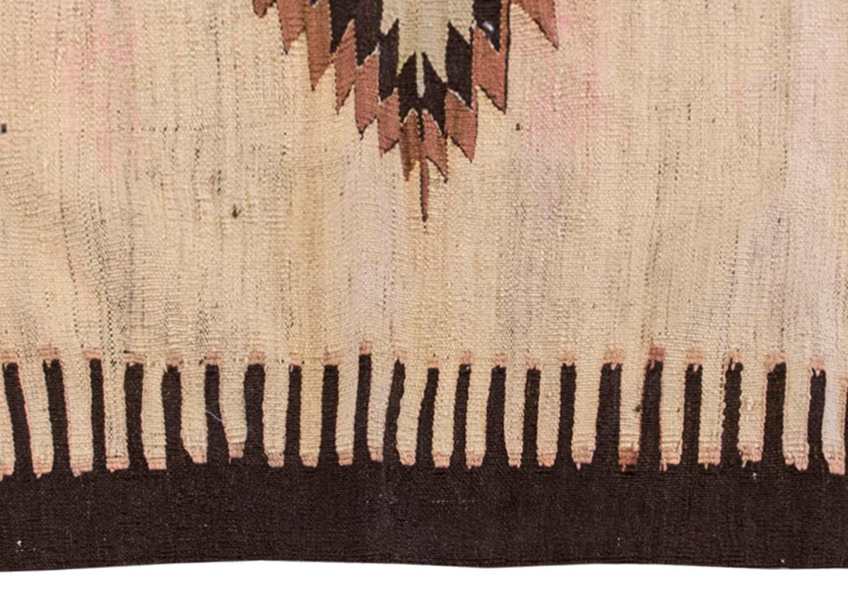 Vintage Kilim Rug,Mut Toros Mountain Kilim 3'1" x 4'4" feet 95 x 132 cm