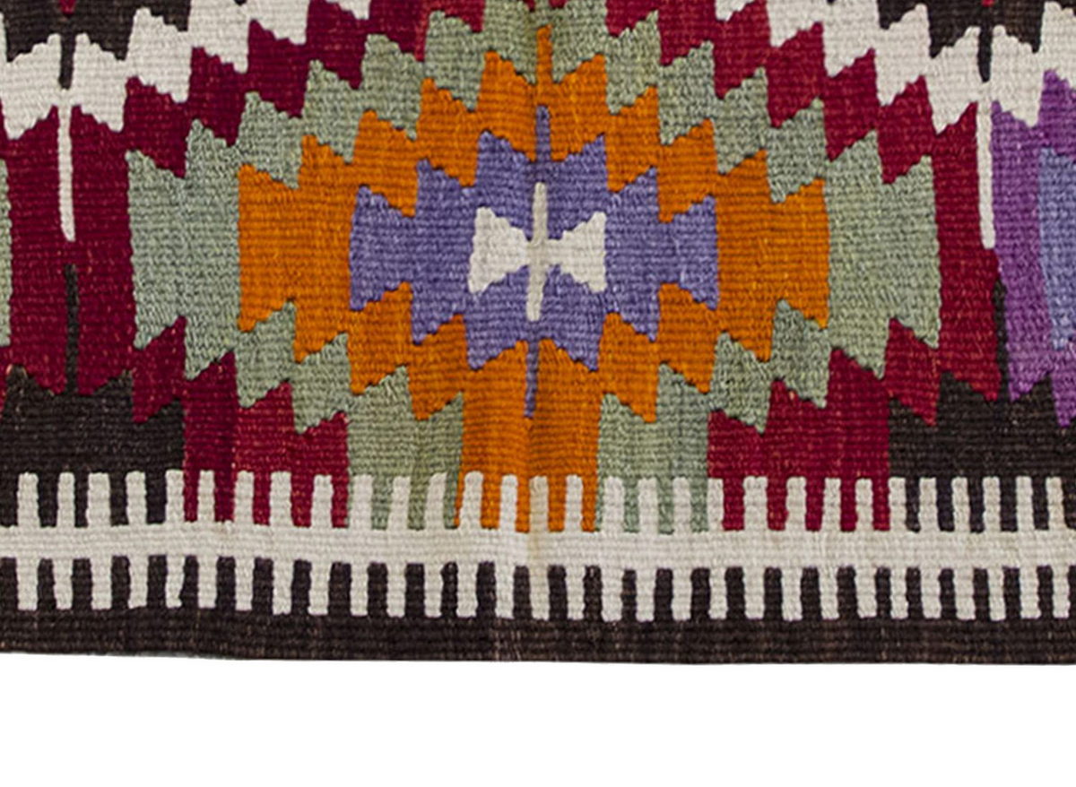 Vintage Kilim Rug,Noomadic Barak Kilim 3'1" x 4'6" feet 95 x 138 cm