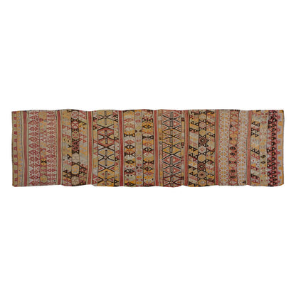 Vintage Kilim Runner Rug,Konya Kilim Runner Rug 3'2" x 10'7" feet 97 x 323 cm