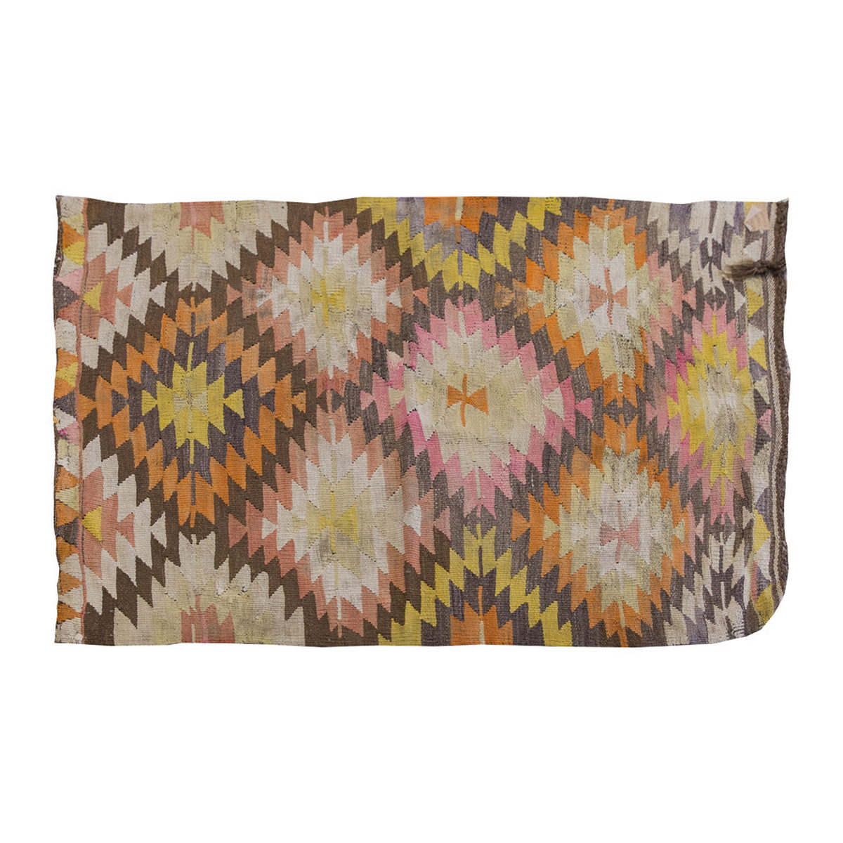 Vintage Kilim Rug,Afyon Kilim 2'9" x 4" feet 84 x 117 cm