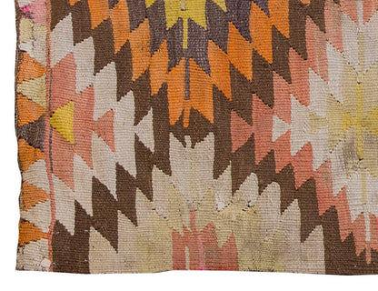 Vintage Kilim Rug,Afyon Kilim 2'9" x 4" feet 84 x 117 cm