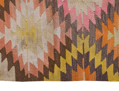 Vintage Kilim Rug,Afyon Kilim 2'9" x 4" feet 84 x 117 cm