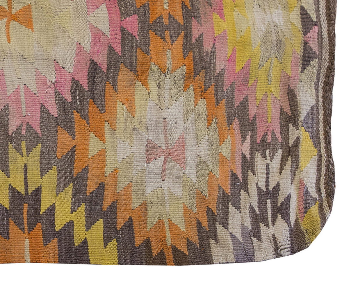 Vintage Kilim Rug,Afyon Kilim 2'9" x 4" feet 84 x 117 cm