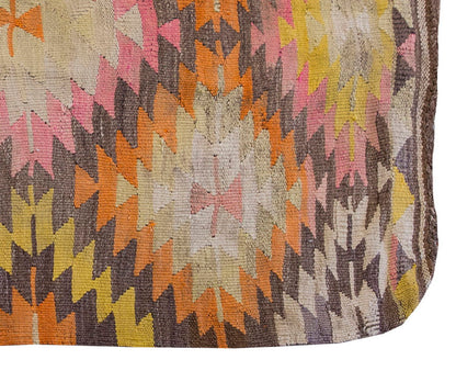 Vintage Kilim Rug,Afyon Kilim 2'9" x 4" feet 84 x 117 cm