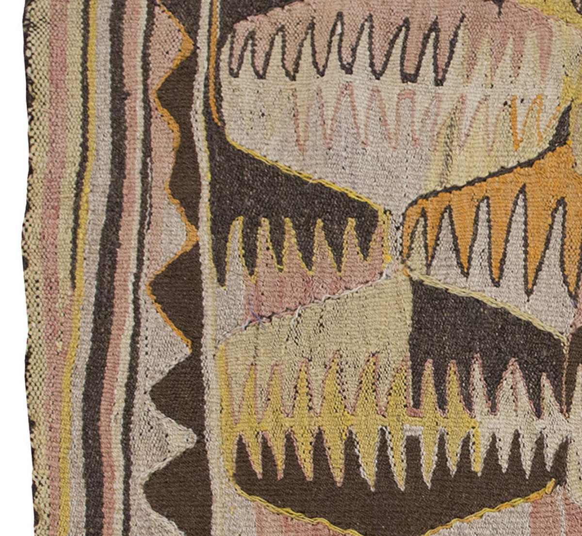 Vintage Kilim Rug,Anaur Mut Kilim 3'2" x 4'4" feet 96 x 132 cm