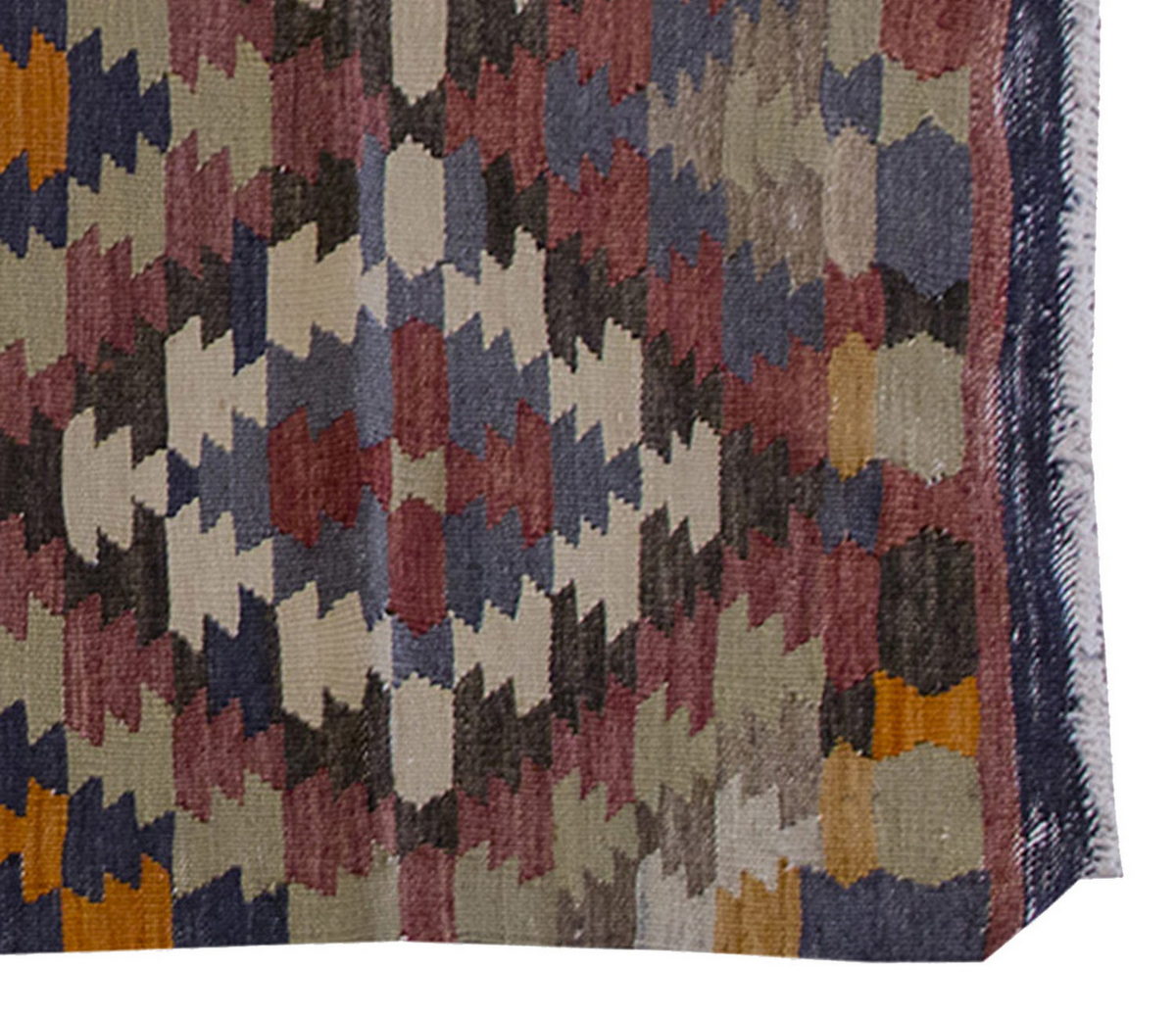 Vintage Kilim Rug,Denizli Kilim 3'2" x 4'5" feet 96 x 135 cm