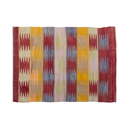 Vintage Kilim Rug,Bodrum Milas Kilim 3'2" x 4'6" feet 97 x 138 cm
