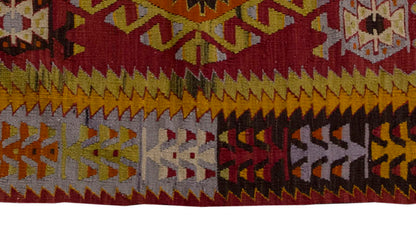 Vintage Kilim Rug,Denizli Eşme Kilim 3'2" x 4'9" feet 96 x 144 cm