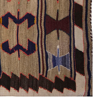Vintage Kilim Rug,Mut Kilim 3'2" x 5" feet 96 x 152 cm