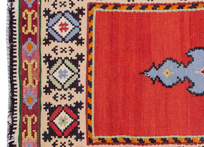 Vintage Kilim Rug,Şarköy Göçmen Kilim 3'2" x 5" feet 96 x 154 cm