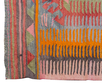 Vintage Kilim Rug,Afyon Kilim 3'2" x 5" feet 96 x 154 cm