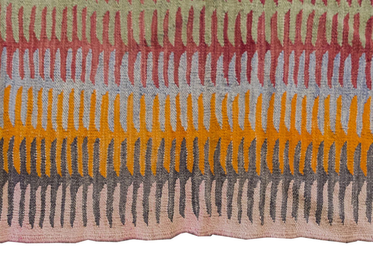 Vintage Kilim Rug,Afyon Kilim 3'2" x 5" feet 96 x 154 cm