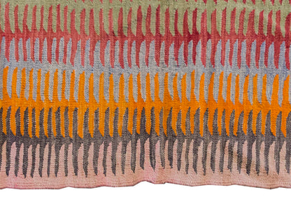 Vintage Kilim Rug,Afyon Kilim 3'2" x 5" feet 96 x 154 cm