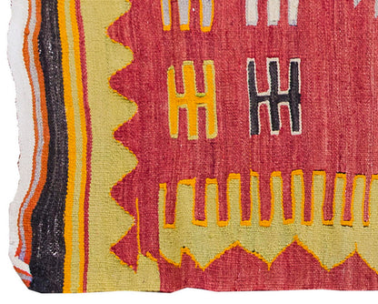 Vintage Kilim Rug,Afyon Kilim 3'2" x 5" feet 97 x 148 cm