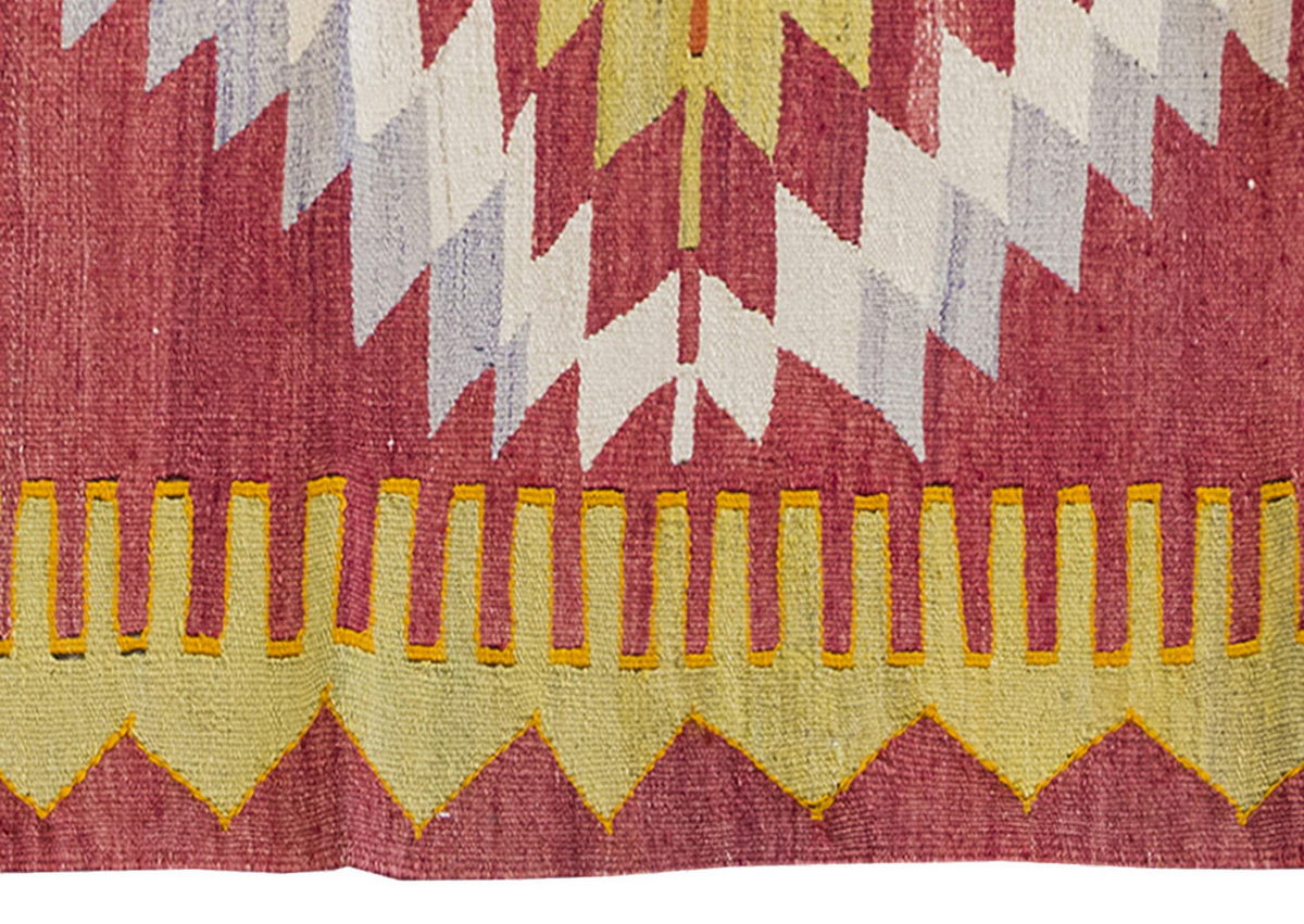 Vintage Kilim Rug,Afyon Kilim 3'2" x 5" feet 97 x 148 cm