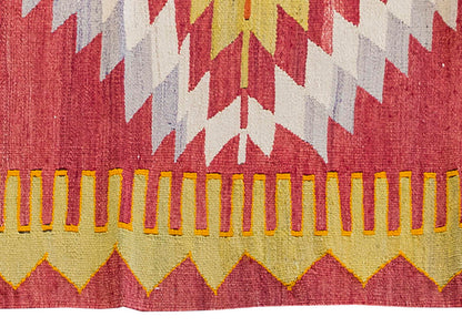Vintage Kilim Rug,Afyon Kilim 3'2" x 5" feet 97 x 148 cm