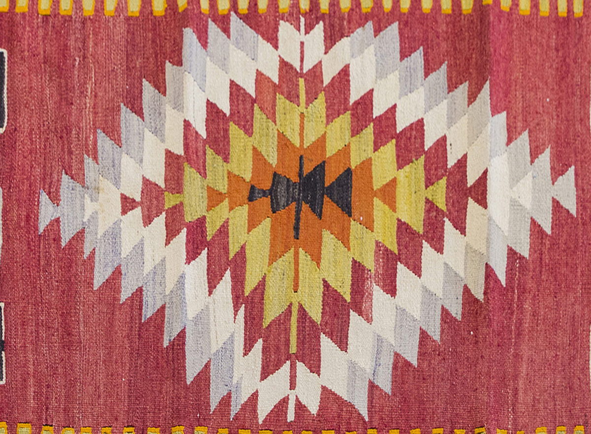 Vintage Kilim Rug,Afyon Kilim 3'2" x 5" feet 97 x 148 cm
