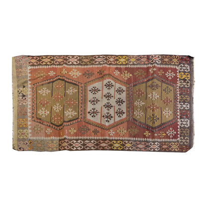 Vintage Kilim Rug,Kırşehir Kilim 3'2" x 5'8" feet 96 x 172 cm