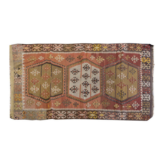 Vintage Kilim Rug,Kırşehir Kilim 3'2" x 5'8" feet 96 x 172 cm