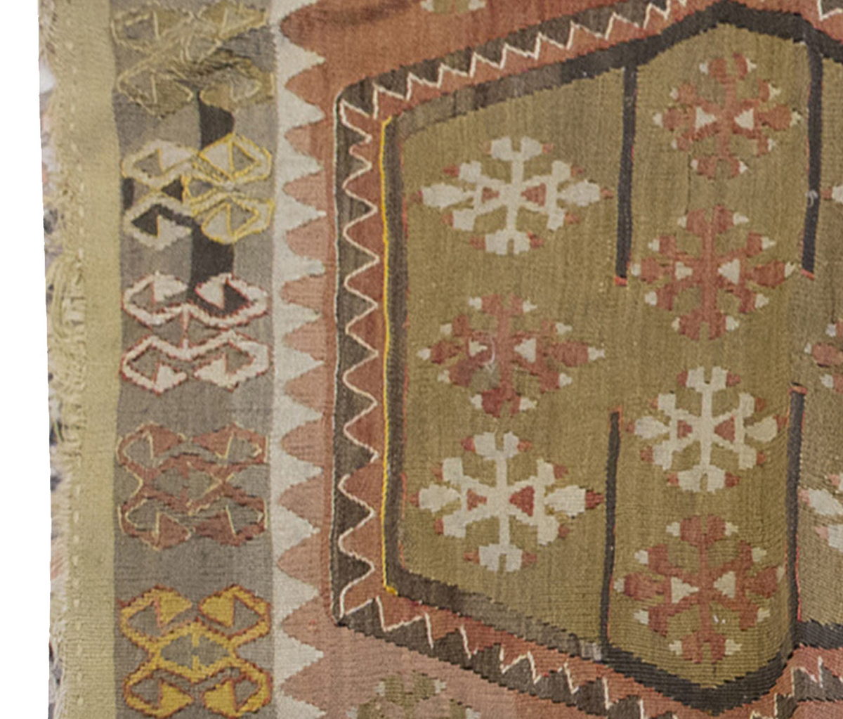 Vintage Kilim Rug,Kırşehir Kilim 3'2" x 5'8" feet 96 x 172 cm