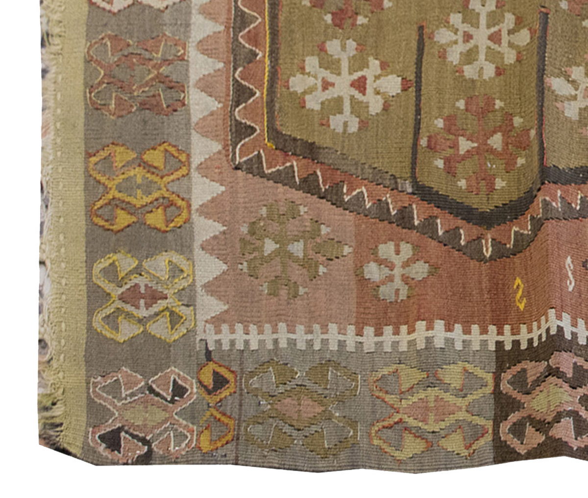 Vintage Kilim Rug,Kırşehir Kilim 3'2" x 5'8" feet 96 x 172 cm
