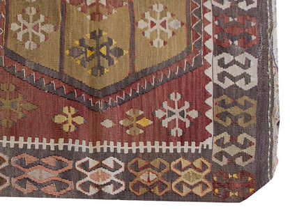 Vintage Kilim Rug,Kırşehir Kilim 3'2" x 5'8" feet 96 x 172 cm