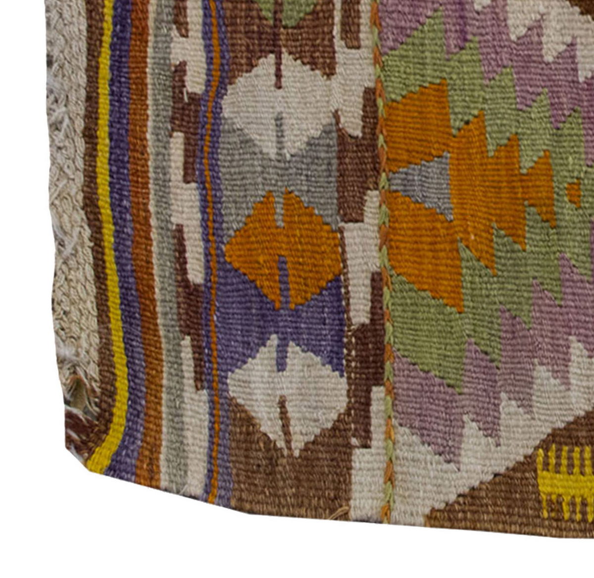 Vintage Kilim Rug,Nomadic Barak Kilim 3'3" x 4'1" feet 99 x 125 cm