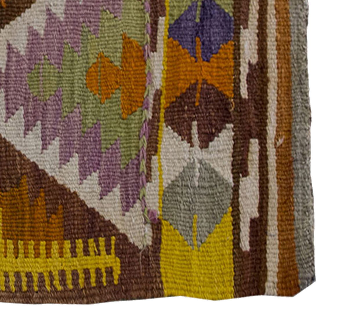 Vintage Kilim Rug,Nomadic Barak Kilim 3'3" x 4'1" feet 99 x 125 cm