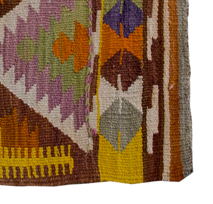 Vintage Kilim Rug,Nomadic Barak Kilim 3'3" x 4'1" feet 99 x 125 cm
