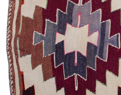 Vintage Kilim Rug,Anamur Kilim 3'3" x 4'5" feet 98 x 135 cm