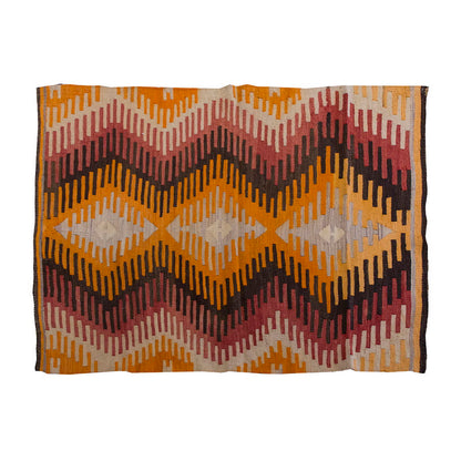 Vintage Kilim Rug,Afyon Kilim 3'3" x 4'6" feet 100 x 137 cm