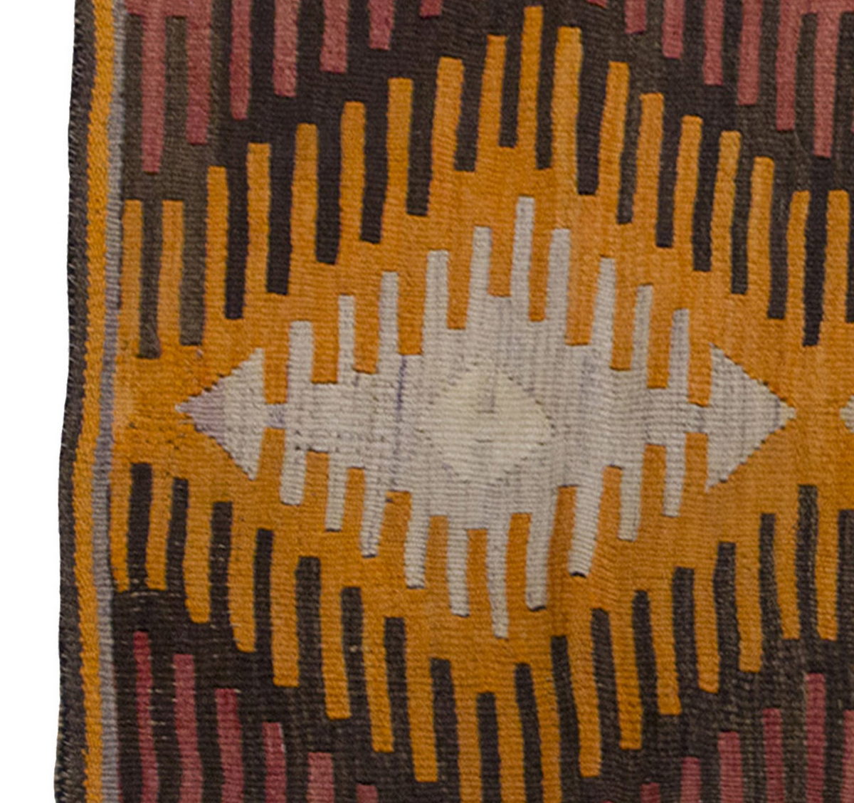 Vintage Kilim Rug,Afyon Kilim 3'3" x 4'6" feet 100 x 137 cm
