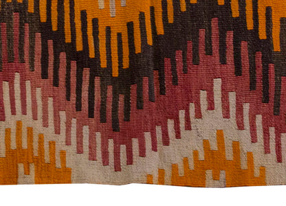 Vintage Kilim Rug,Afyon Kilim 3'3" x 4'6" feet 100 x 137 cm