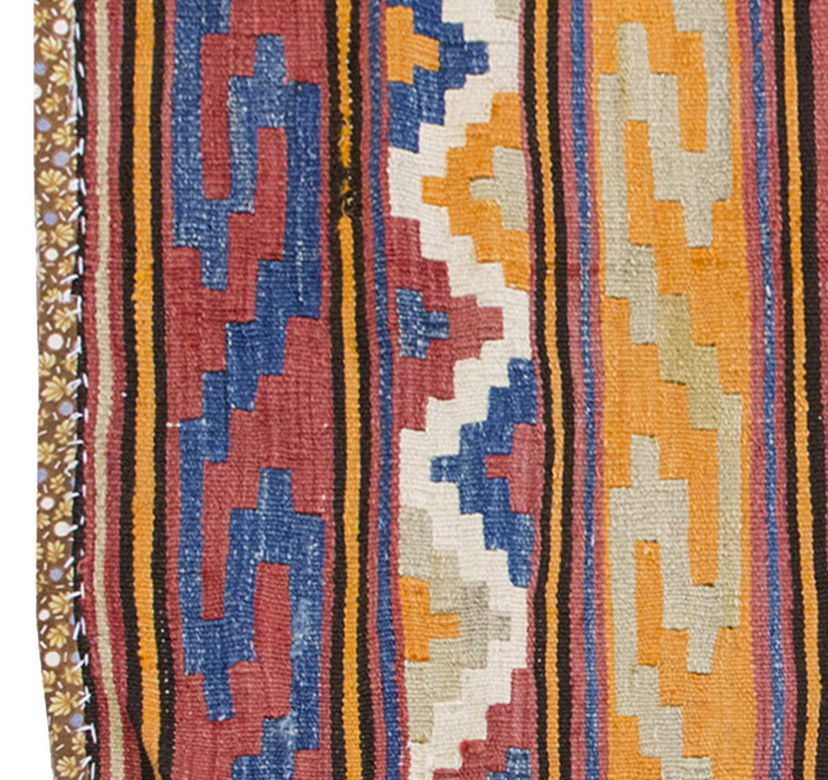 Vintage Kilim Rug,Afyon Kilim 3'3" x 4'8" feet 100 x 143 cm
