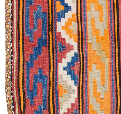 Vintage Kilim Rug,Afyon Kilim 3'3" x 4'8" feet 100 x 143 cm
