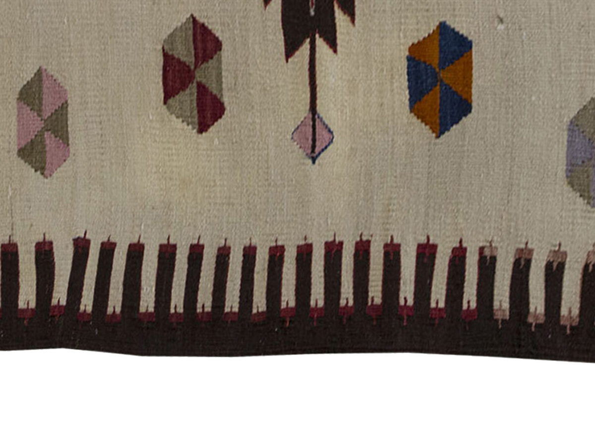Vintage Kilim Rug,Anamurr Mut Kilim 3'3" x 5" feet 100 x 147 cm