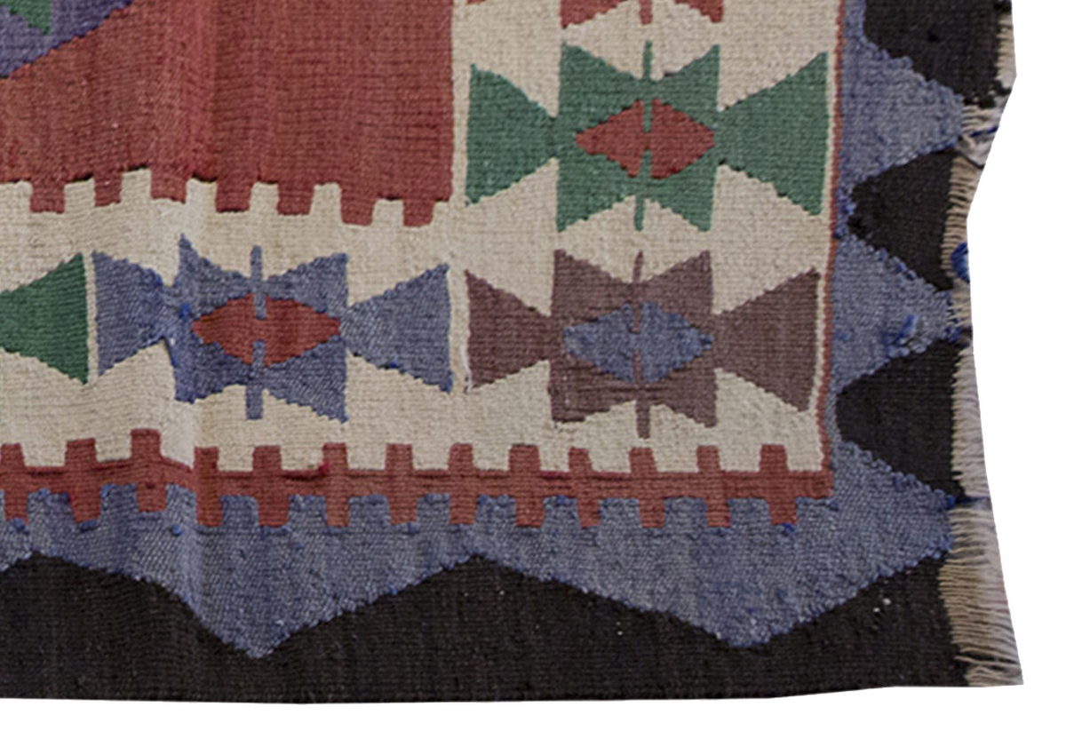 Vintage Kilim Rug,Kayseri Kilim 3'3" x 5" feet 100 x 150 cm