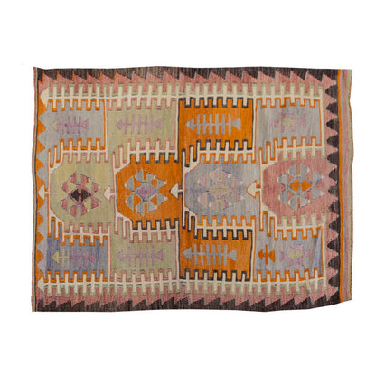 Vintage Kilim Rug,Konya Kilim 3'3" x 5" feet 99 x 152 cm