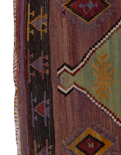 Vintage Kilim Rug,Afyon Emirdağ Kilim 3'3" x 5" feet 99 x 152 cm