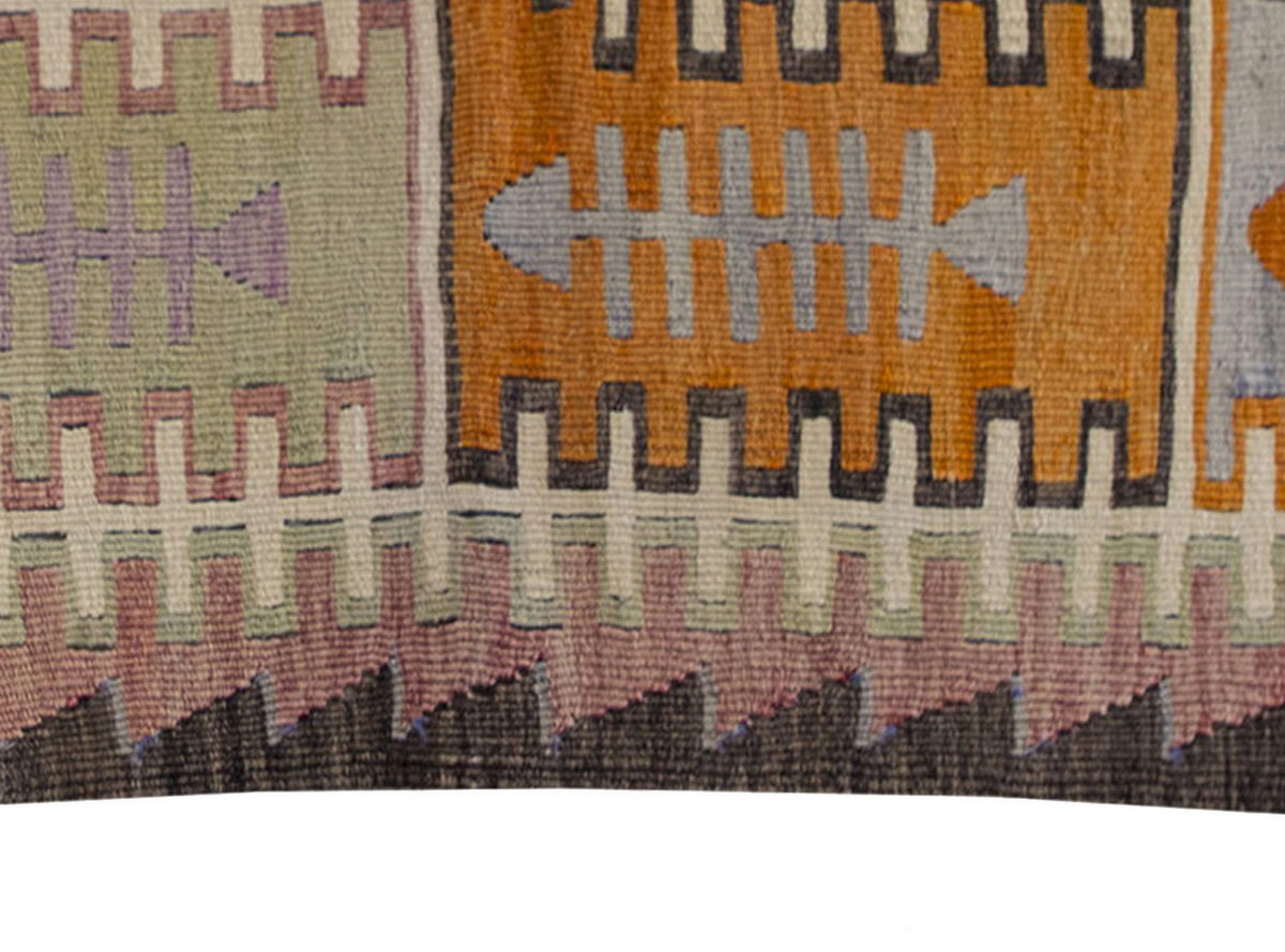 Vintage Kilim Rug,Konya Kilim 3'3" x 5" feet 99 x 152 cm